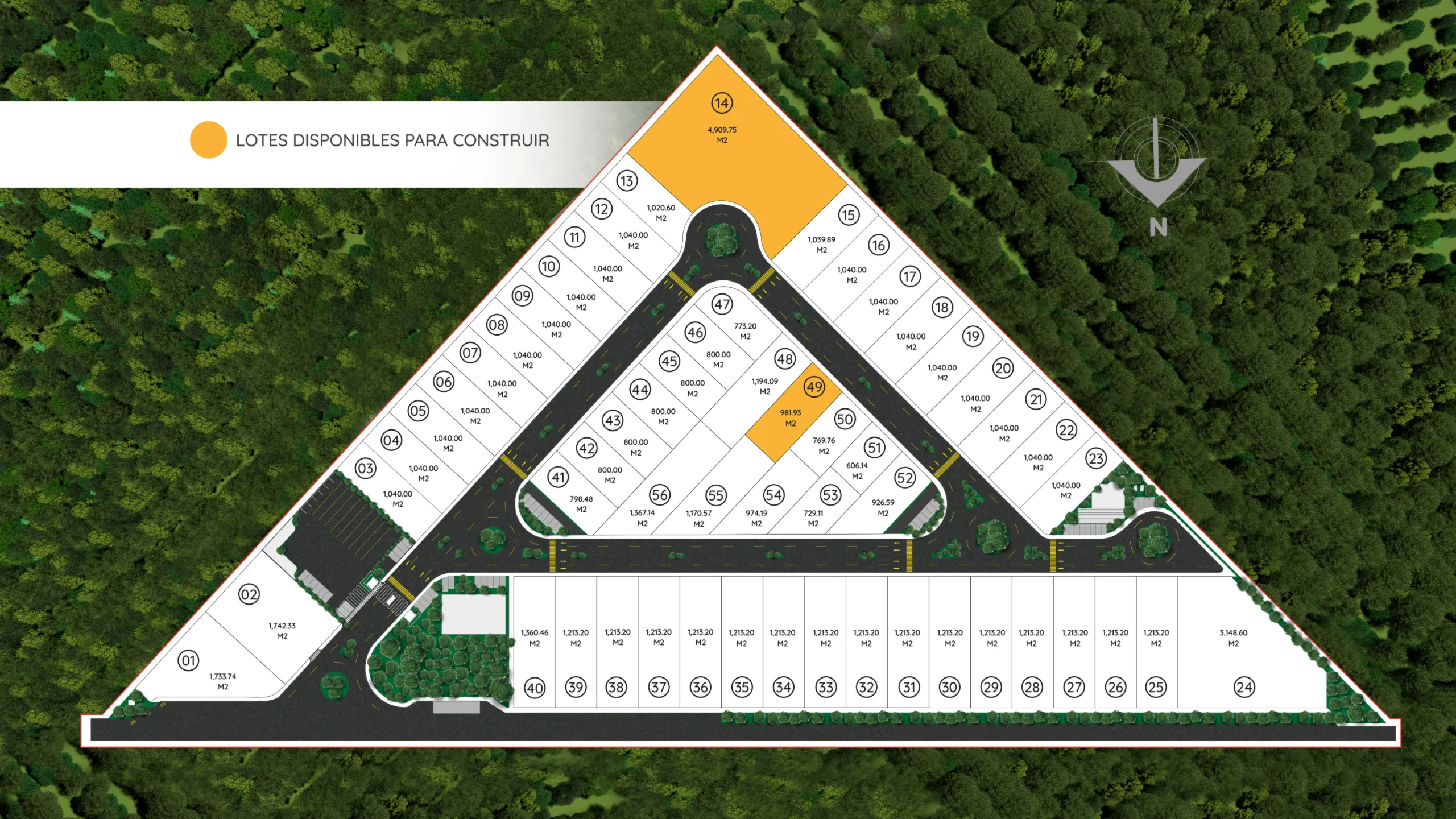 Lotes disponibles <br>(a construir)